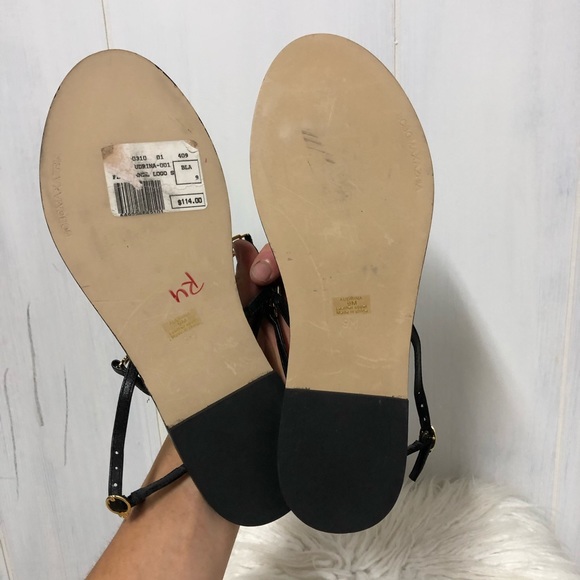 BCBG MaxAzria Audrina Black Thong Sandals - Picture 12 of 12